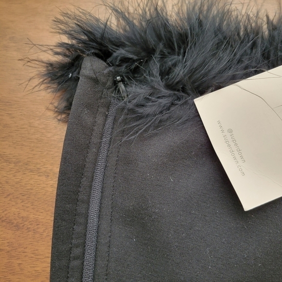 Revolve Superdown Olivia Strapless Crop Top Black S NWT - Picture 9 of 9